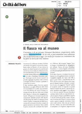 Civiltà del bere - Il fiasco va al museo